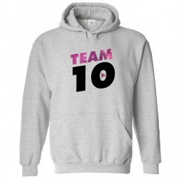 Team 10 Classic Unisex Kids and Adults Fan Pullover Hoodie for Social Influencers Fans